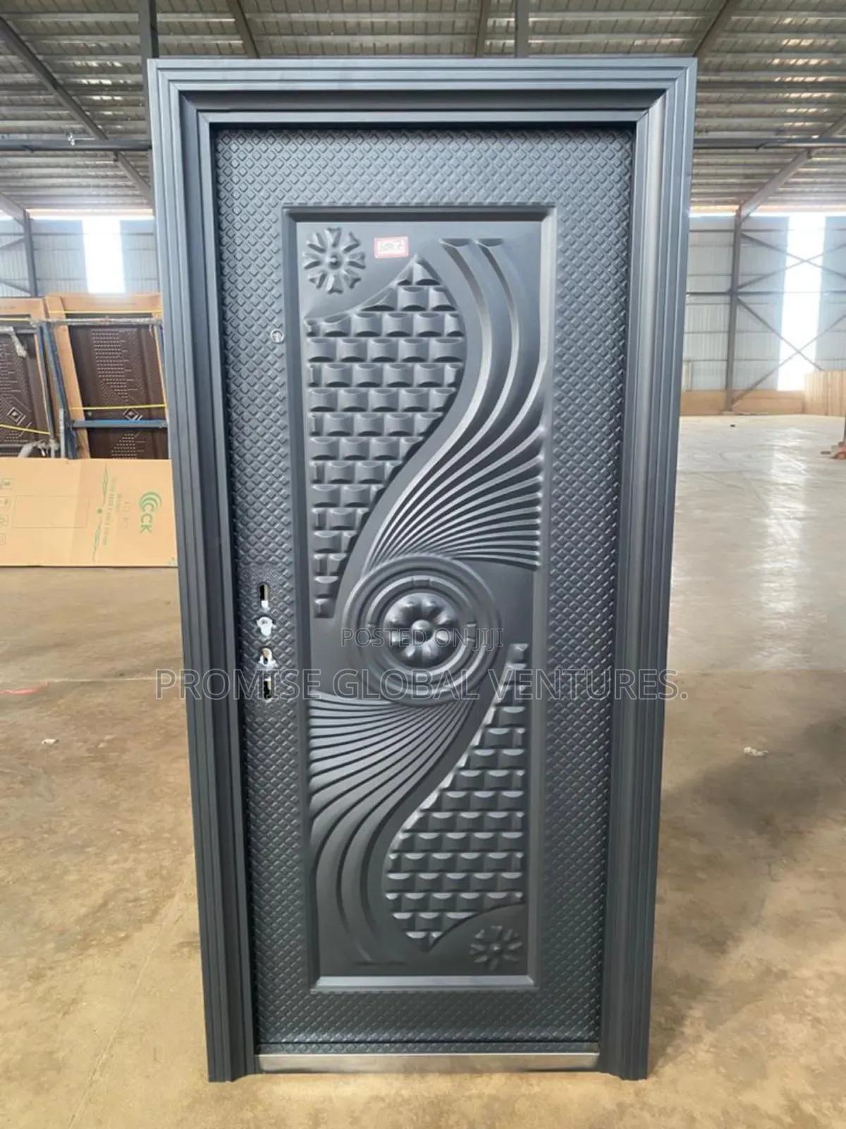 Black Steel Door