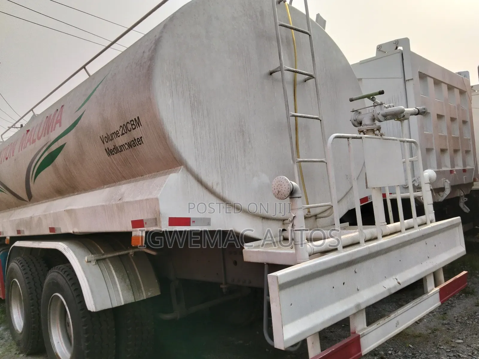 Howo Truck Water Tanker 2014 White