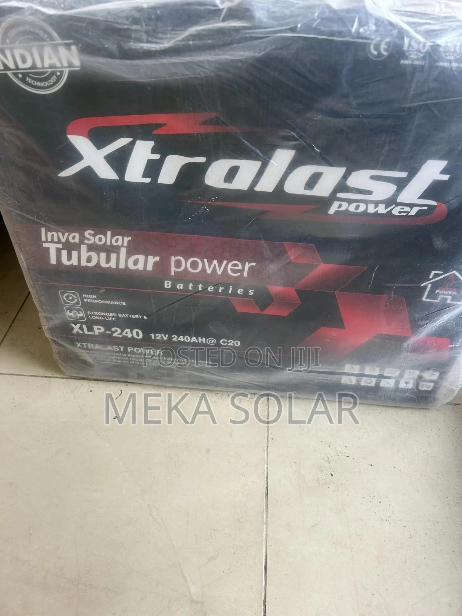 Xtralast Tubular Battery 240ah
