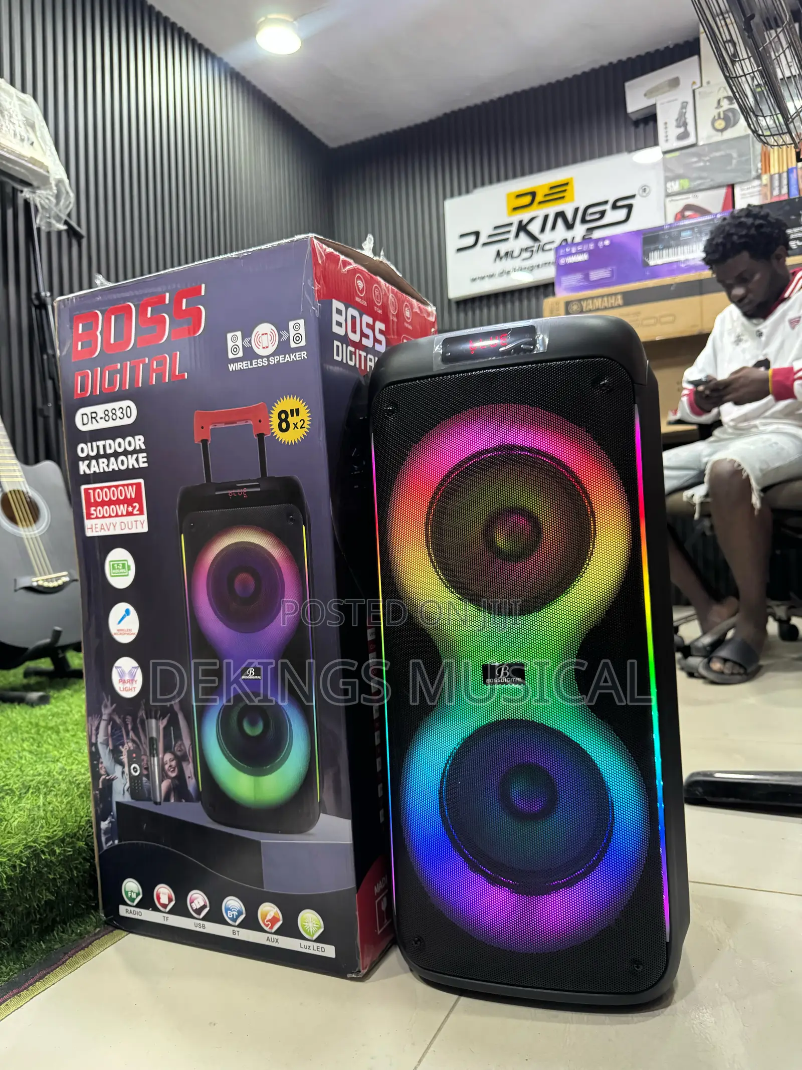 Boss Digital Dr-8830 Party-Box Karaoke Speaker