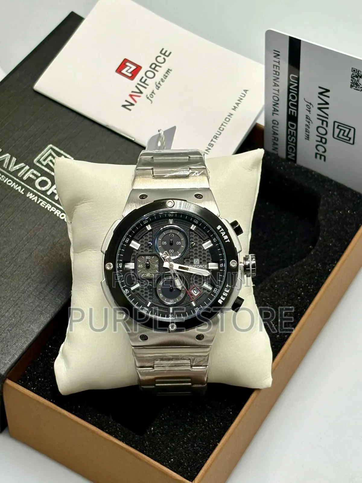 Naviforce Chronograph Steel Watch