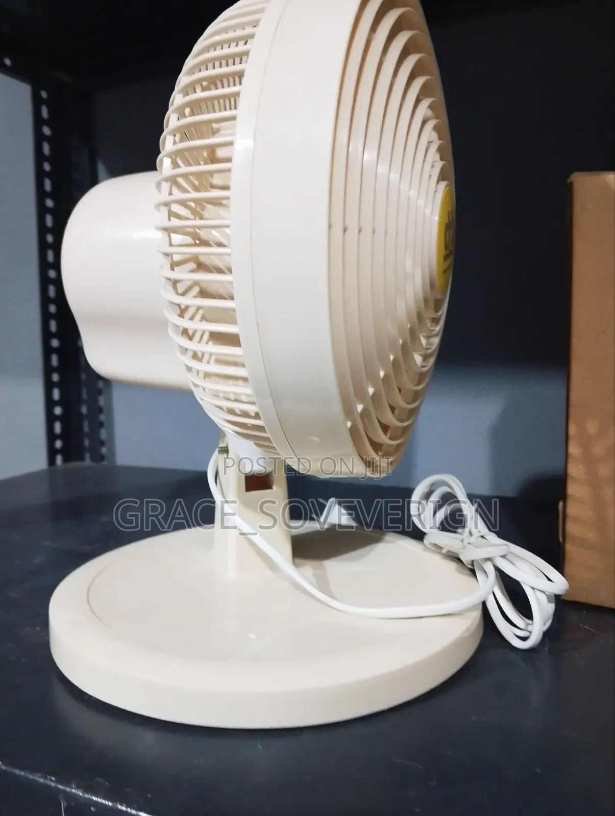 Direct Electric Powering Table Fan