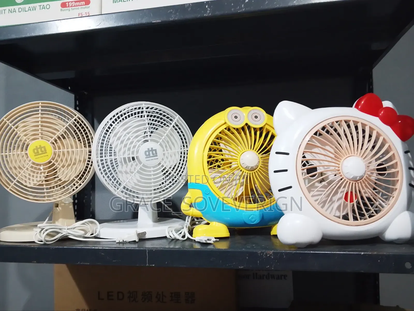 Direct Electric Powering Table Fan