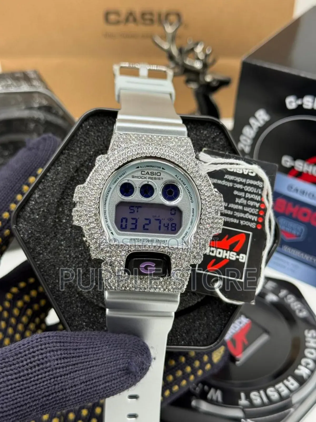 G-Shock Dw 6900 Series Digital Stone Watch