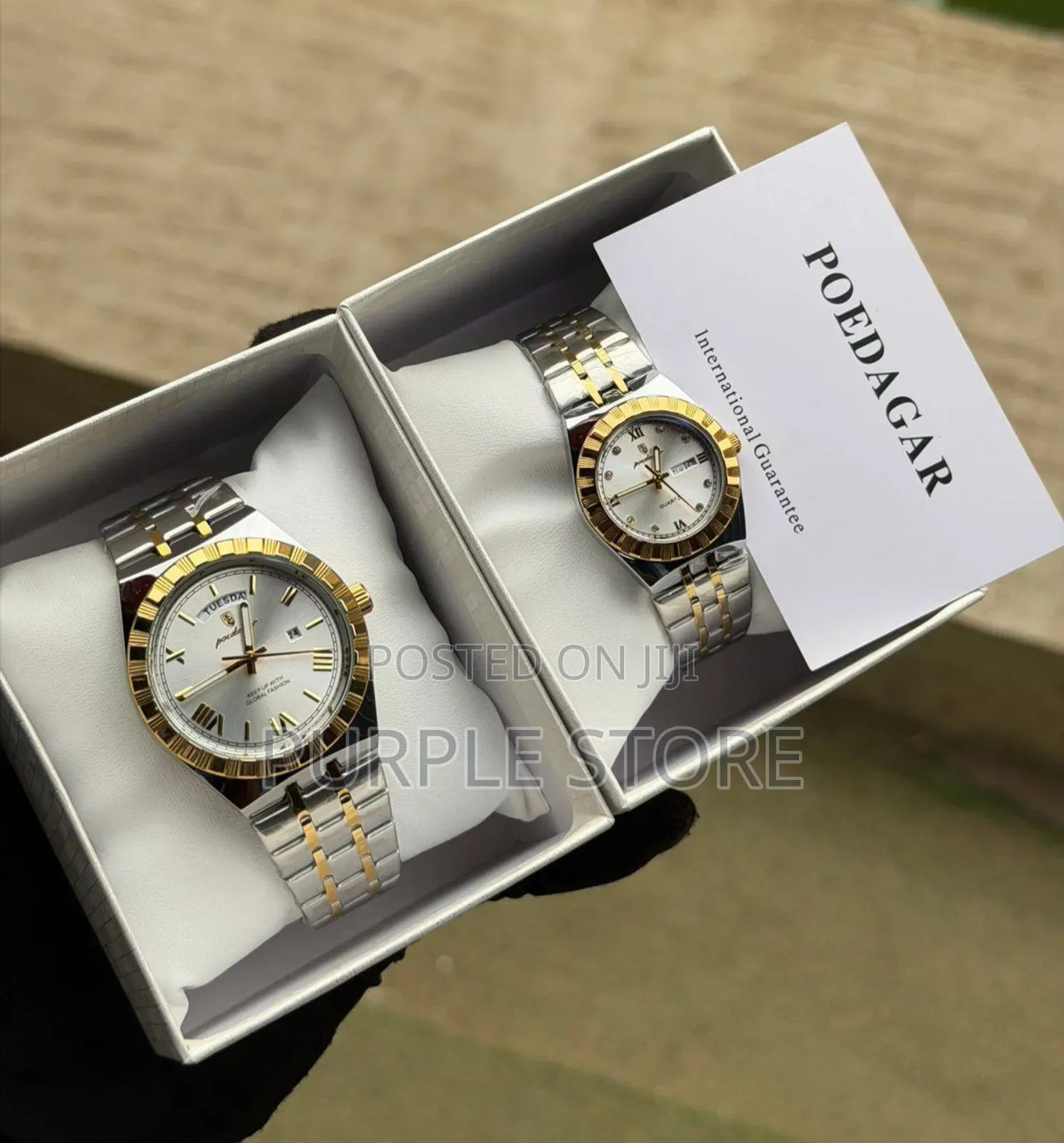 Poedagar Couples His/Hers Watch as Seen (Price Is for Each Watch)