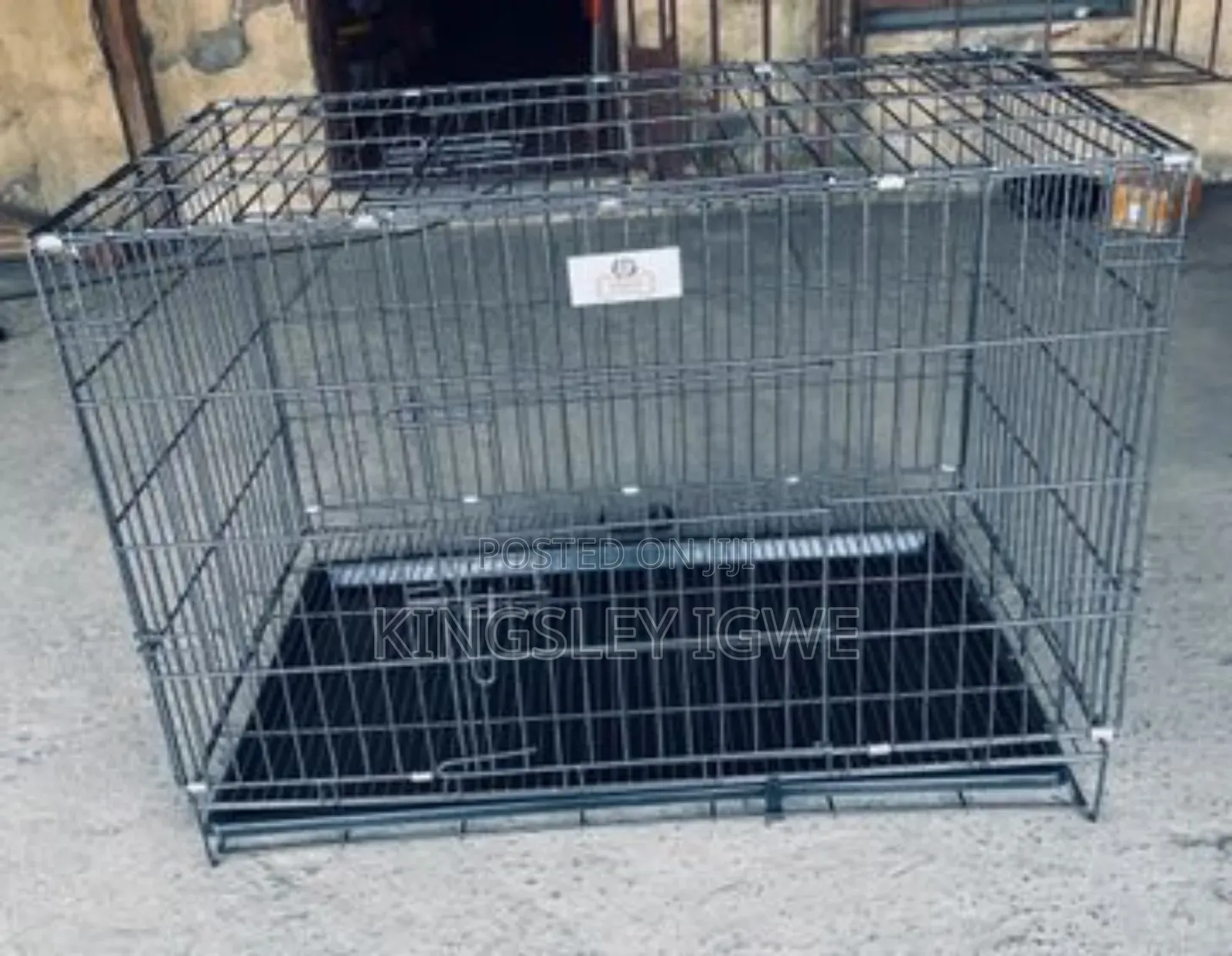 Dog Collapsible Gav Wire Cage Size 4
