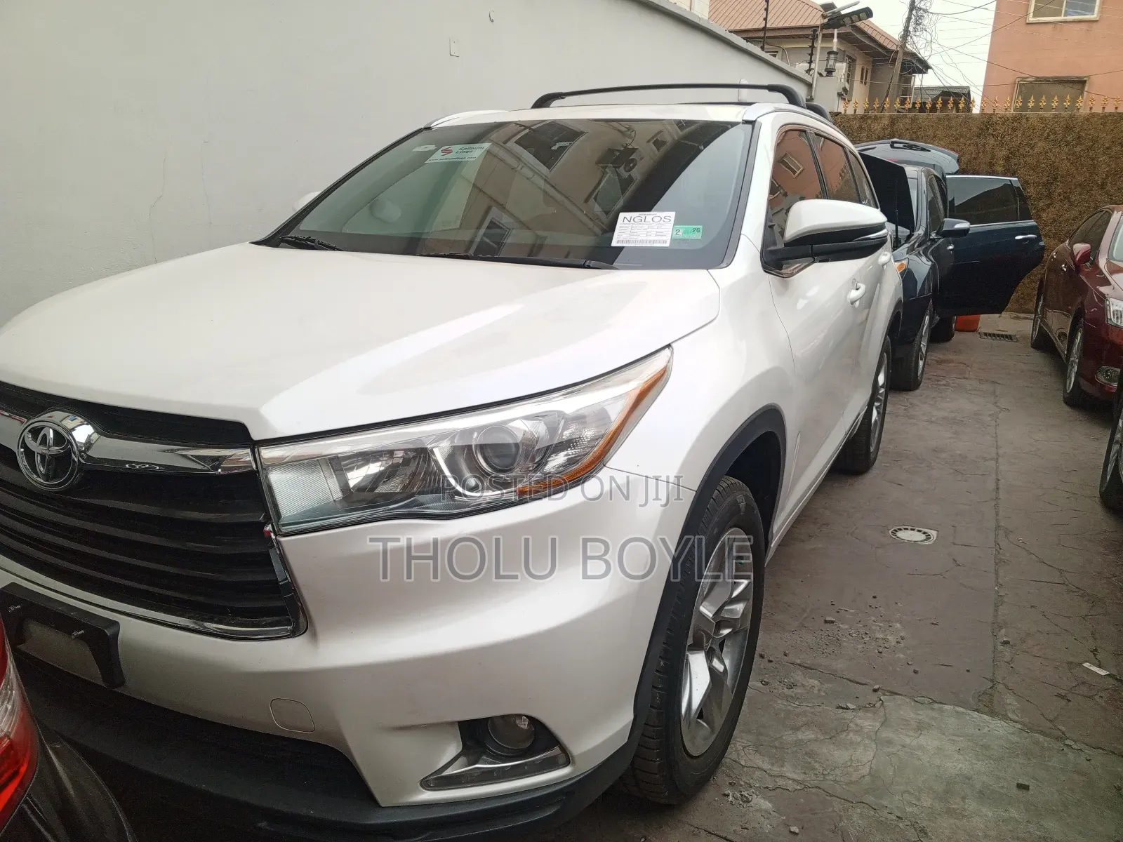 Toyota Highlander Limited 4dr SUV AWD (3.5L 6cyl 6A) 2014 White