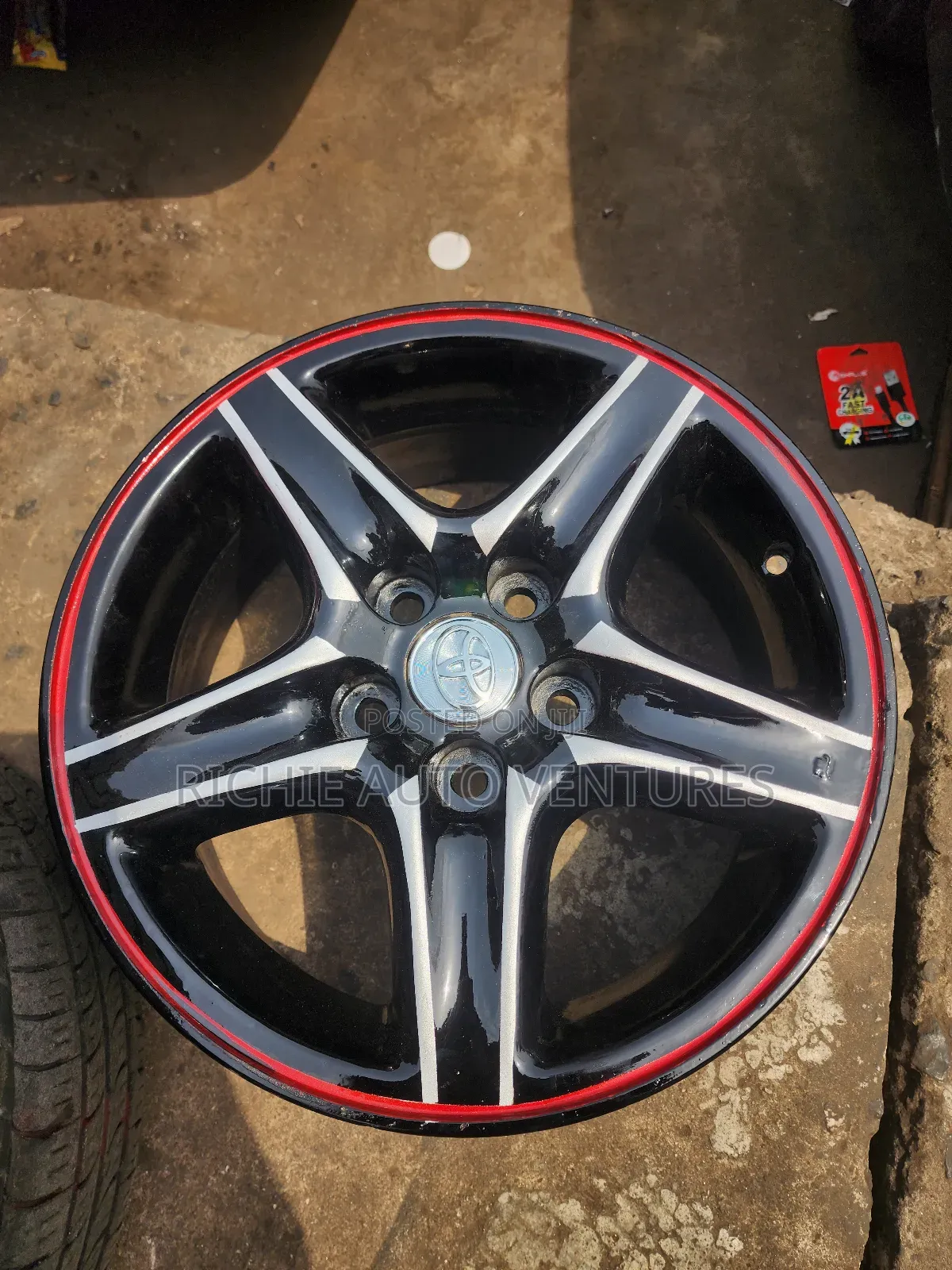 16-inch Toyota Rim.