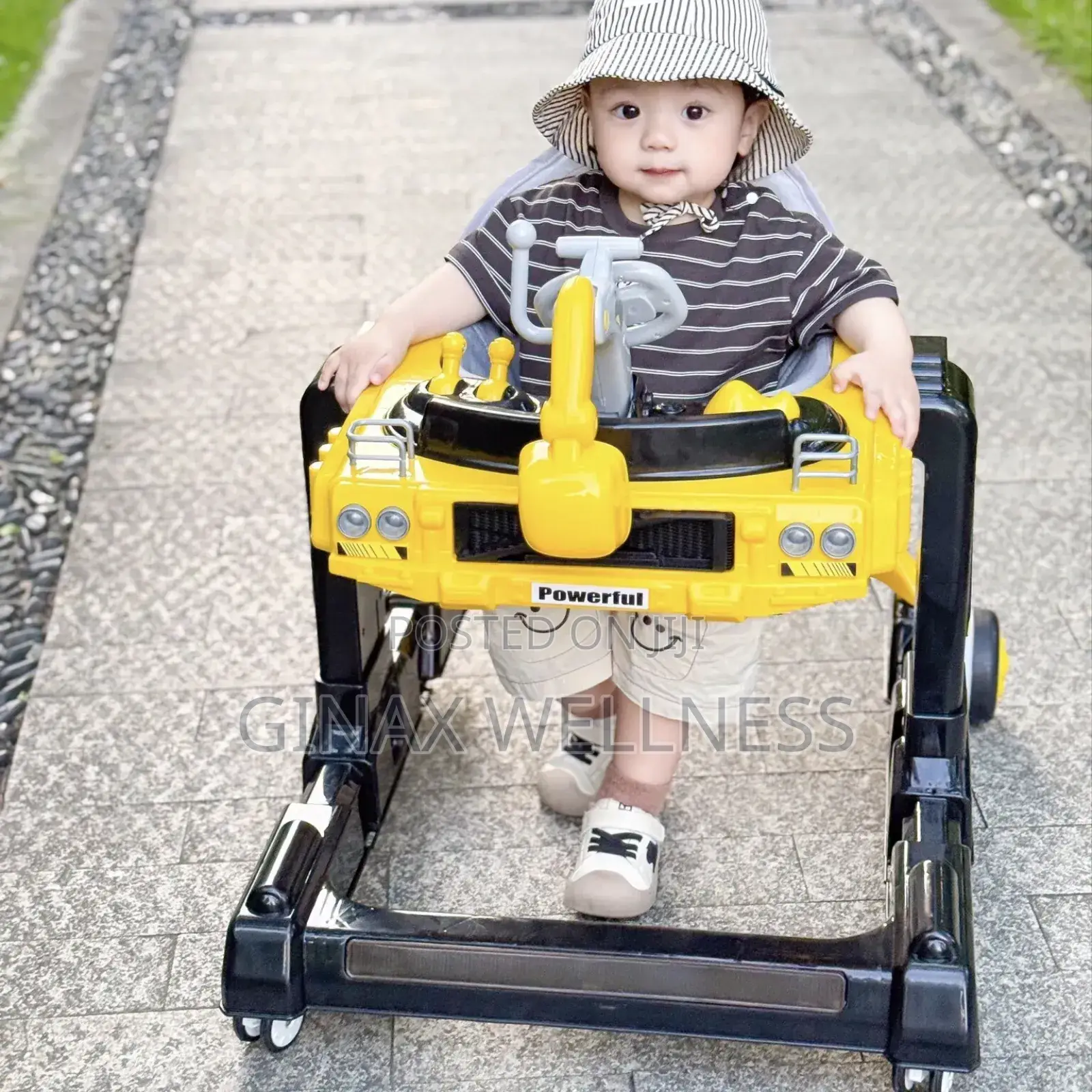 Luxury Baby Walker With Led Lights Anti-Rollover Design (6–18months)