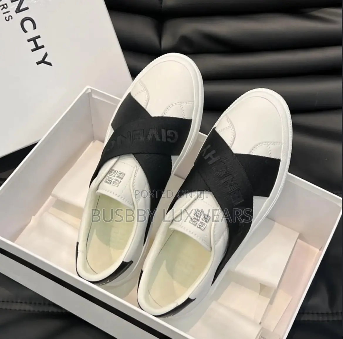 Givenchy Luxury Black and White Sneakers