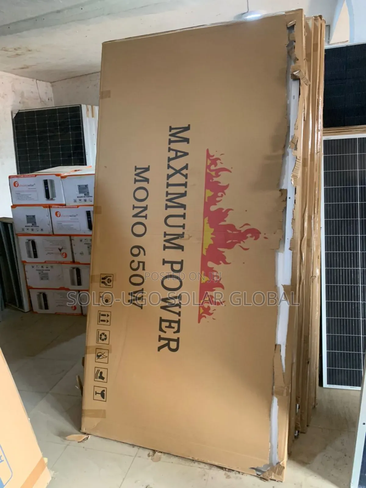 Solar Panel 650watts Maximum Power Mono Panals