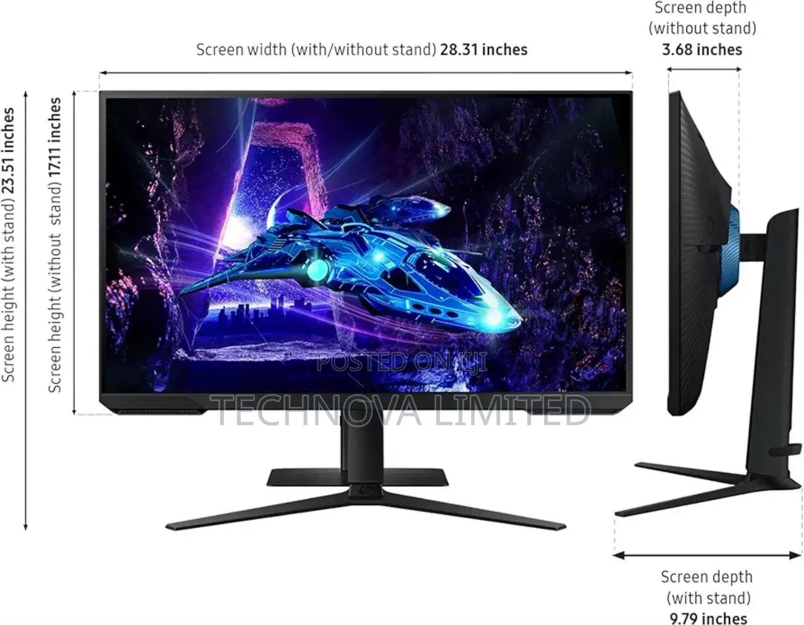 Samsung 27' Odyssey 27-Inch FHD 1920x1080 180hz 1ms Gaming Monitor