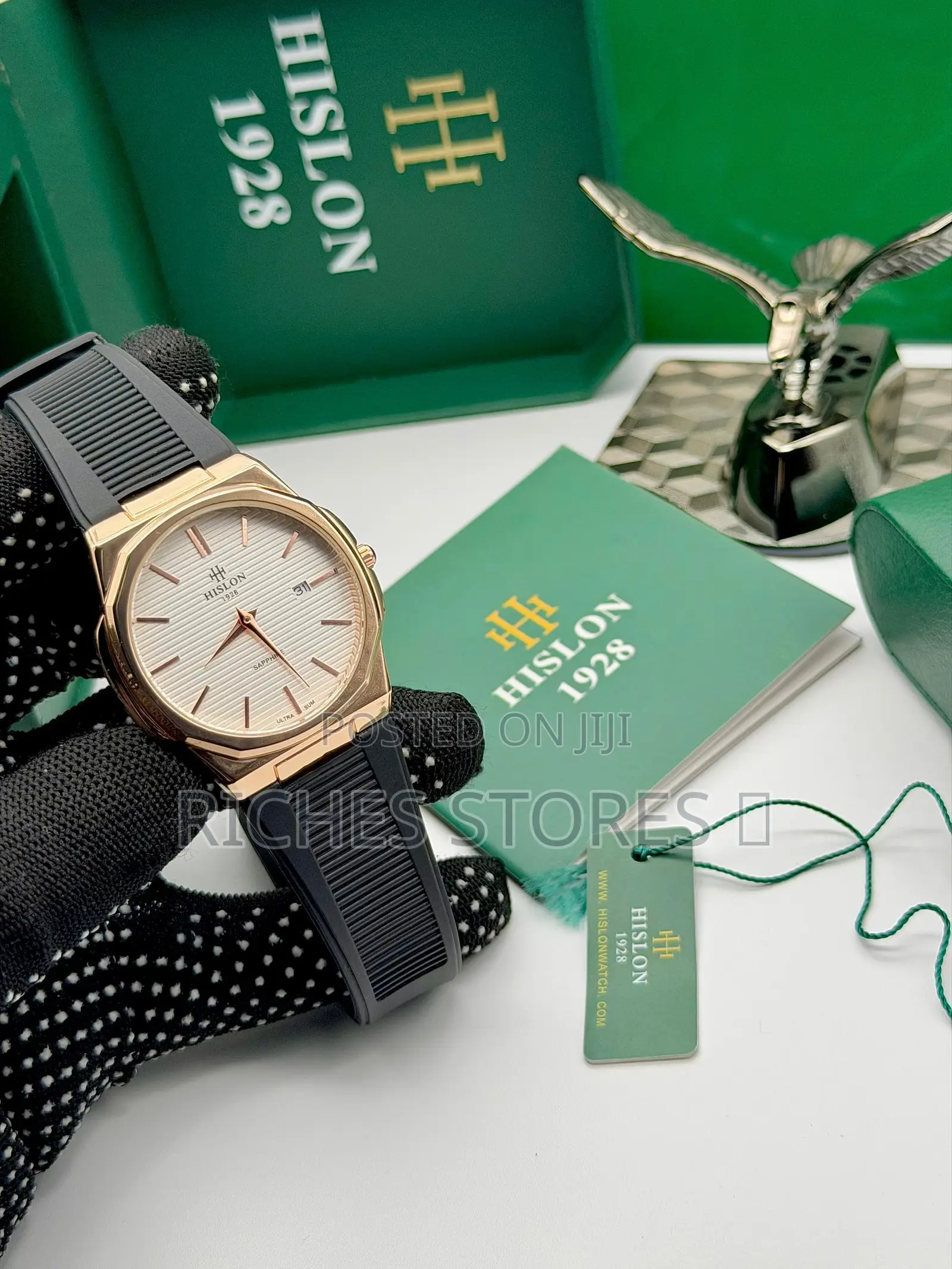 Hislon Ultra Slim Rubber Watch