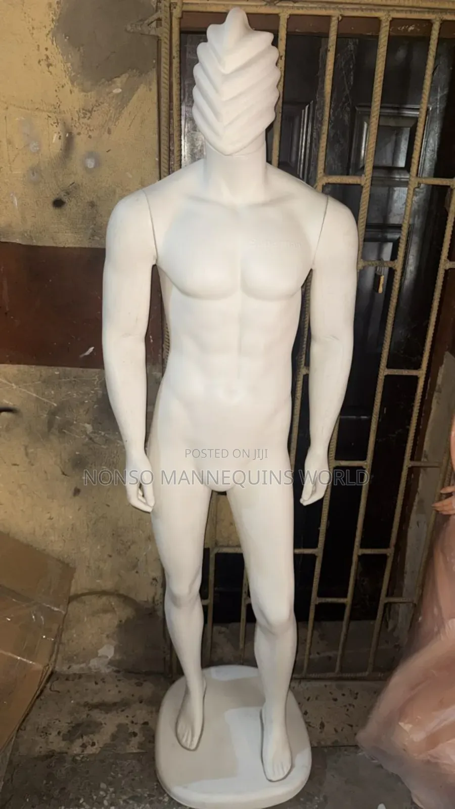 Spider Head White Male Full Plastic Male Mannequins