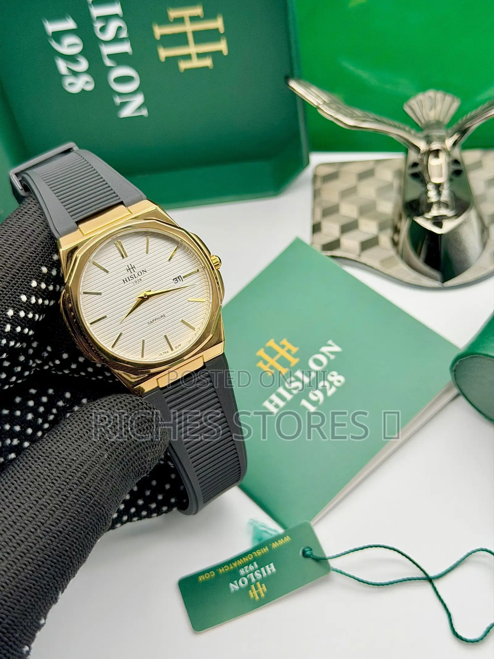 Hislon Ultra Slim Rubber Watch