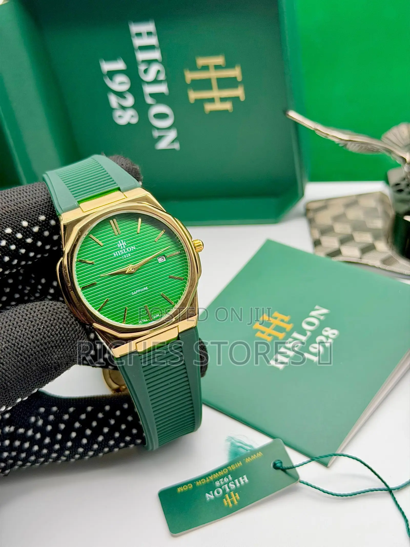 Hislon Ultra Slim Rubber Watch