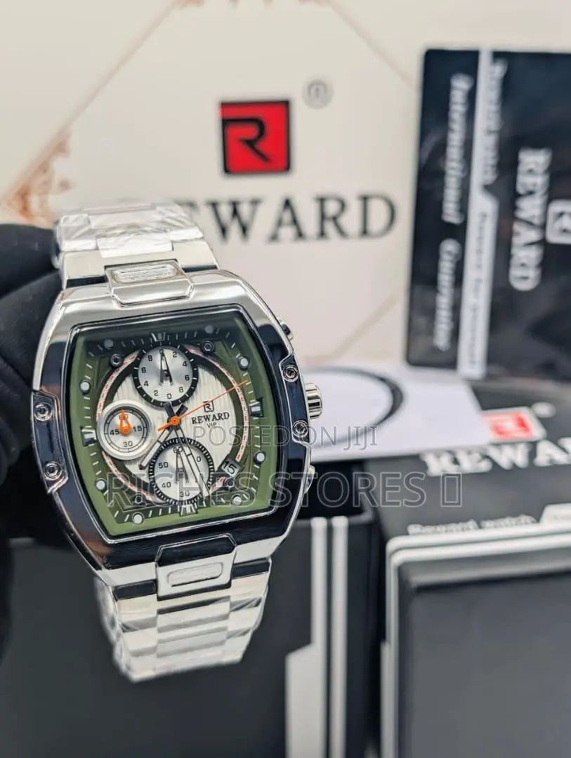Reward Chain Strap Water Resistant Date Adjustment Steel Comes