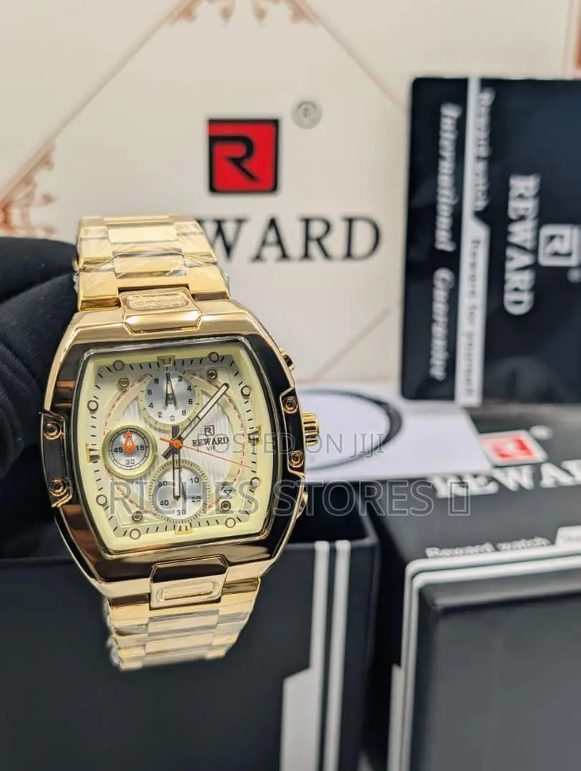Reward Chain Strap Water Resistant Date Adjustment Steel Comes
