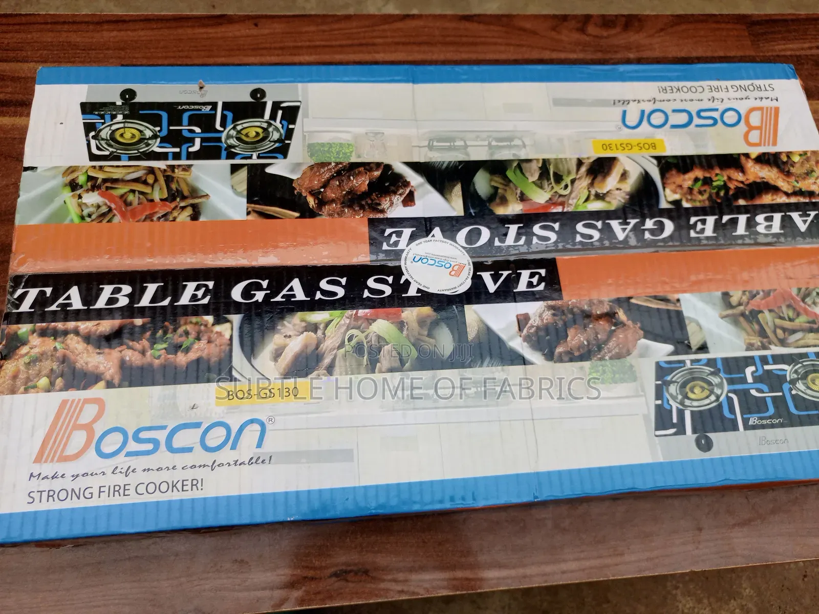 Boscon 2-Burner Glass Gas Cooker – Fast Gas-Saving