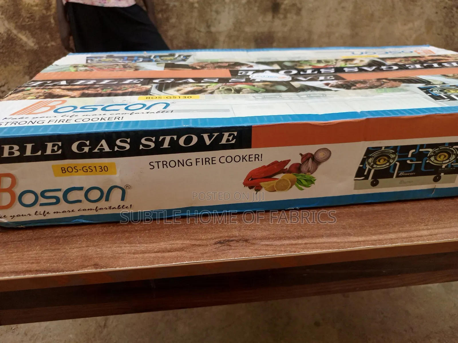 Boscon 2-Burner Glass Gas Cooker – Fast Gas-Saving