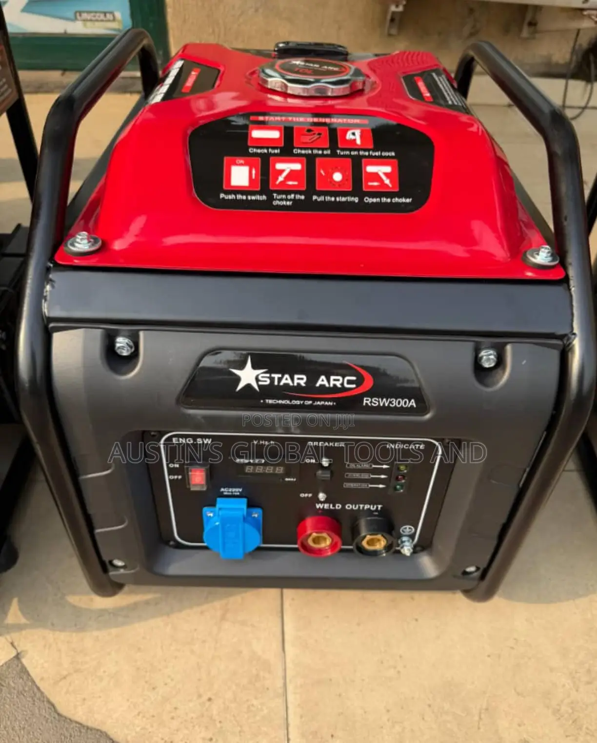 Star Arc Rsw300a Welding Generator.