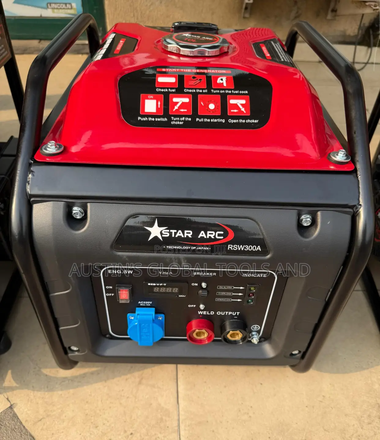 Star Arc Rsw300a Welding Generator.