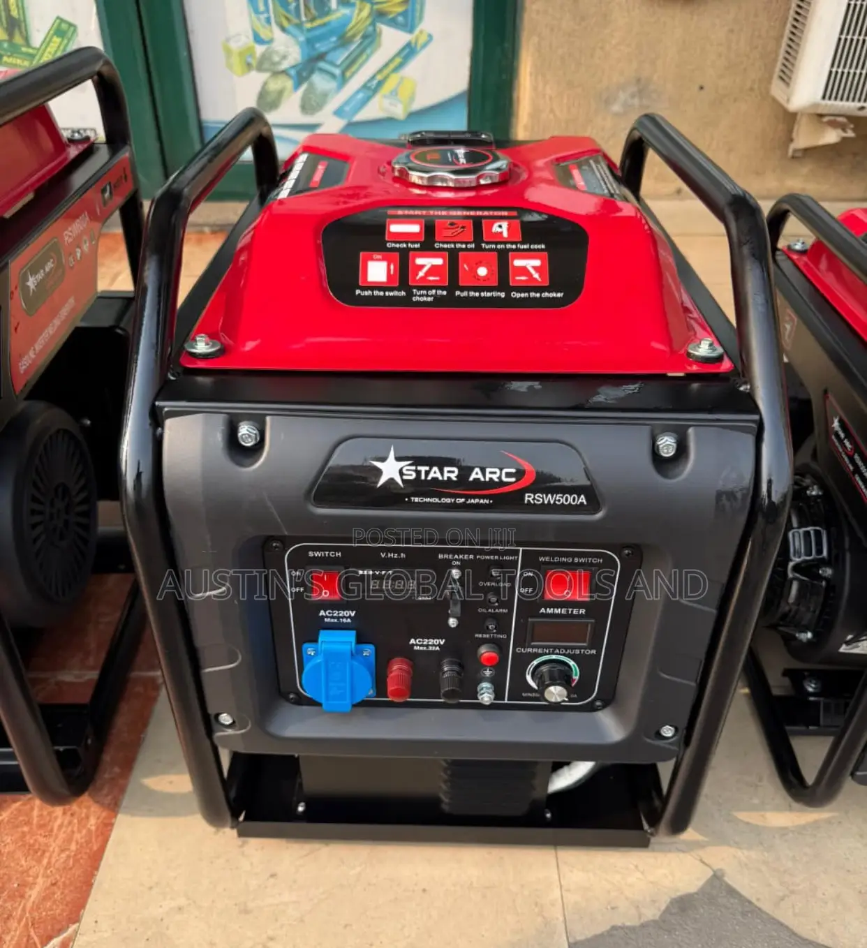 Star Arc Rsw300a Welding Generator.
