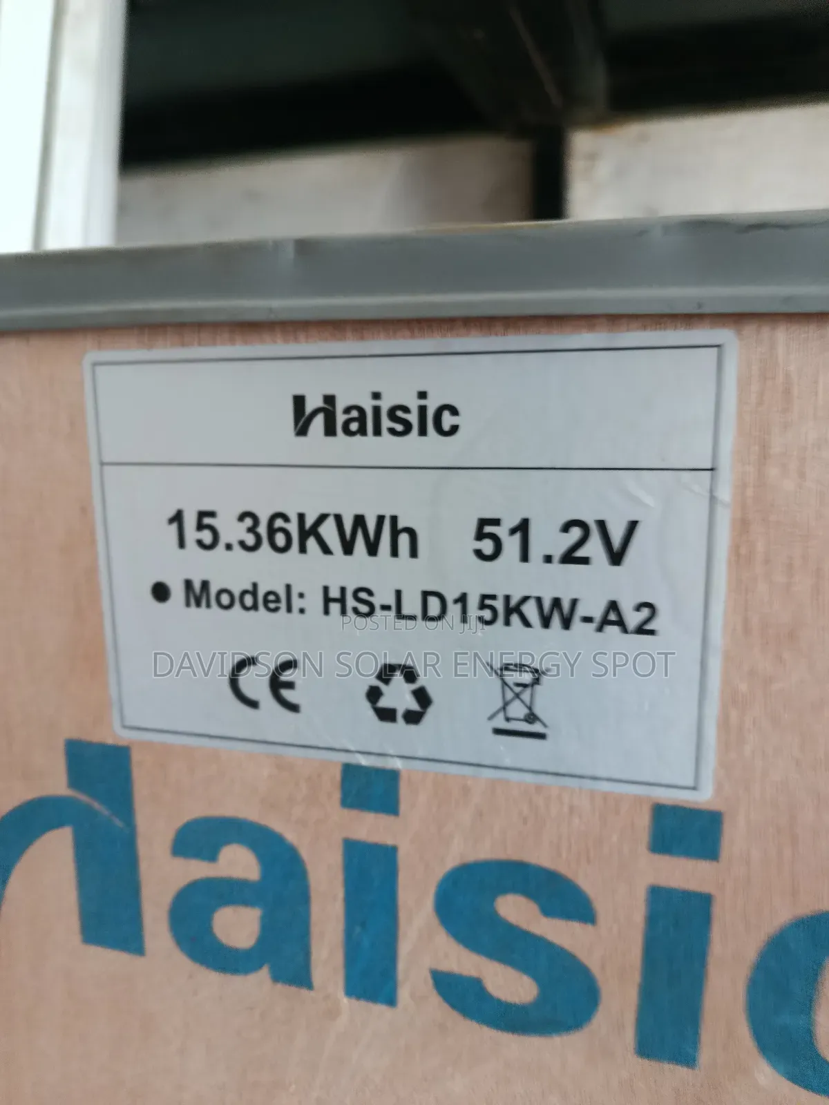 15kwh Haisic Solar Lithium Ion Battery