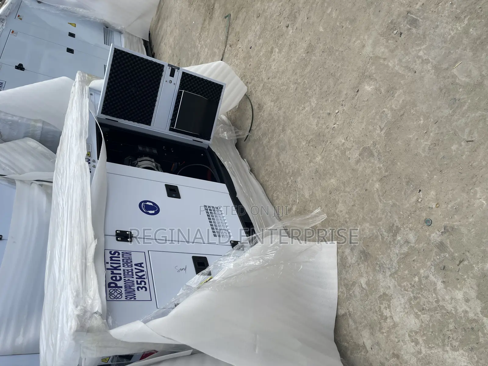 {} Perkins 35kva Soundproof Generator