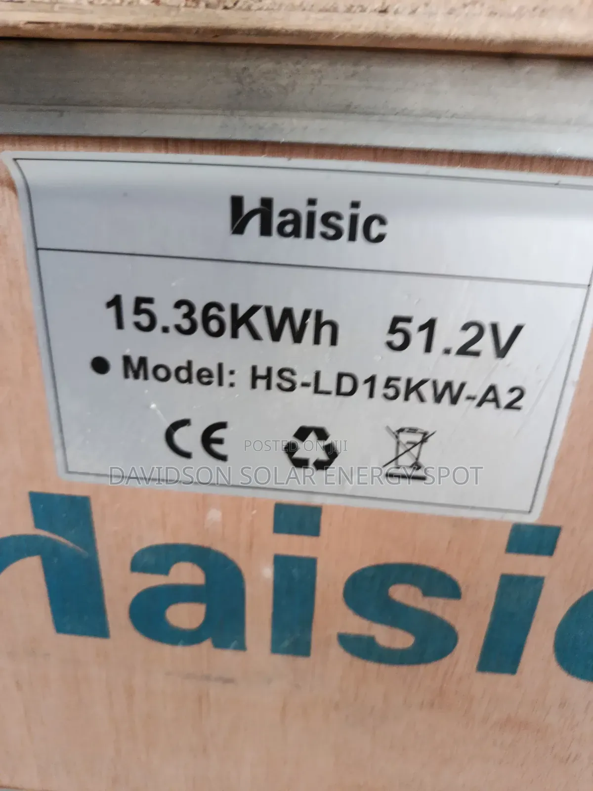 15kwh Haisic Solar Lithium Ion Battery