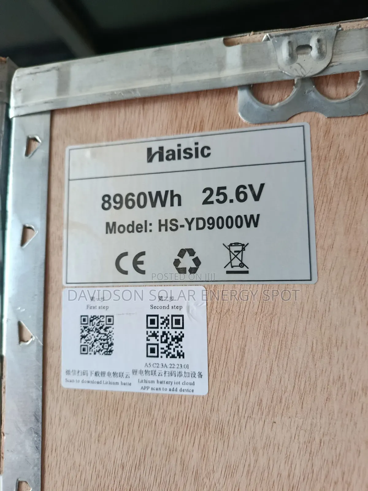 9kwh 24v Haisic Solar Lithium Ion Battery