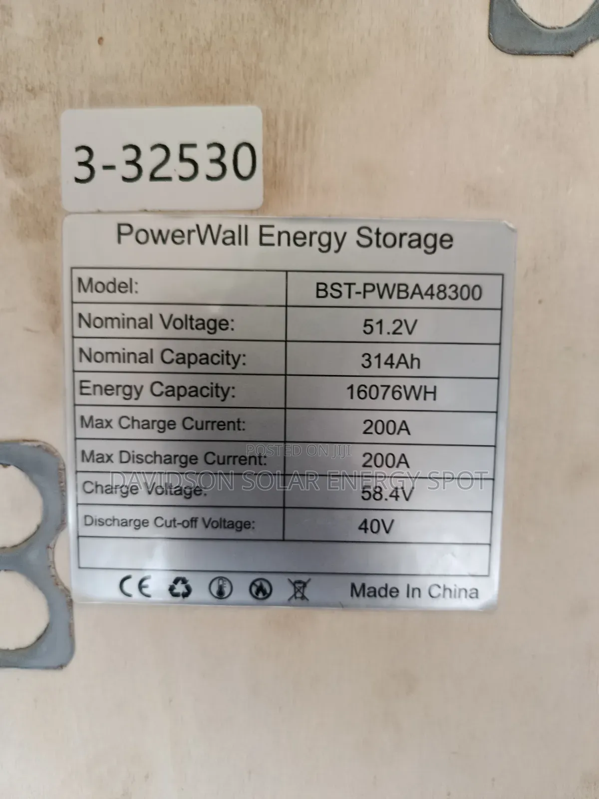 16kwh 45v Entelechy Solar Lithium Ion Battery