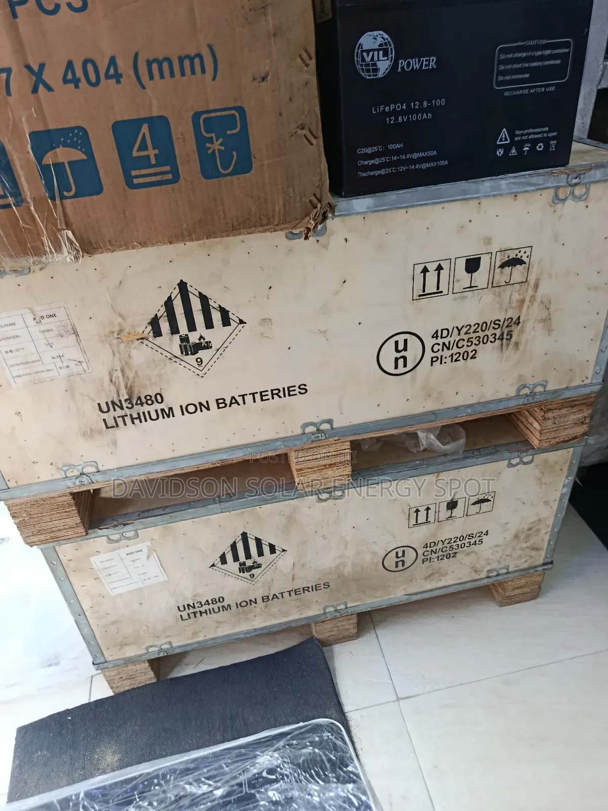 16kwh and One Solar Lithium Ion Battery
