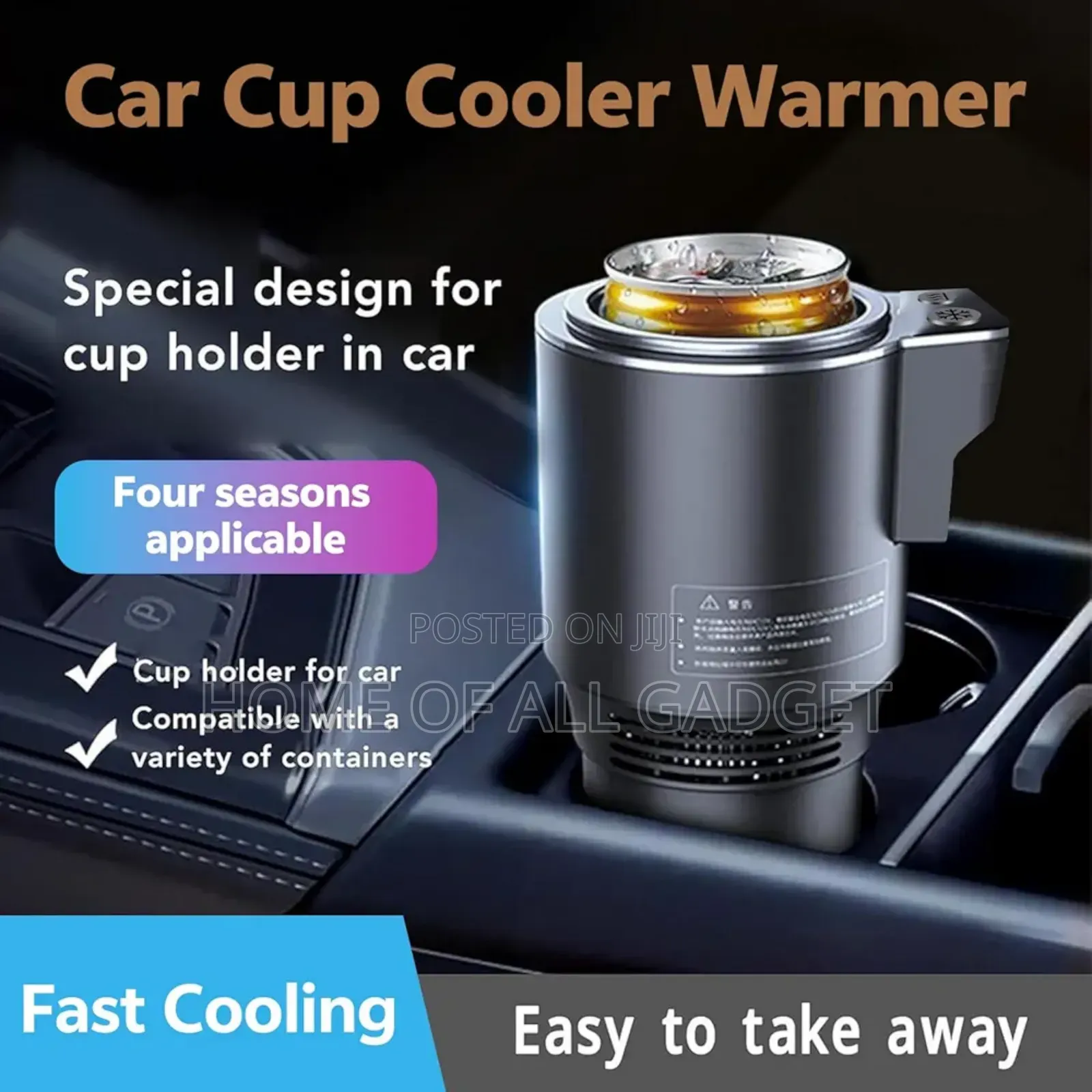 Smart Car Cup Cooler and Warmer, 2-in-1