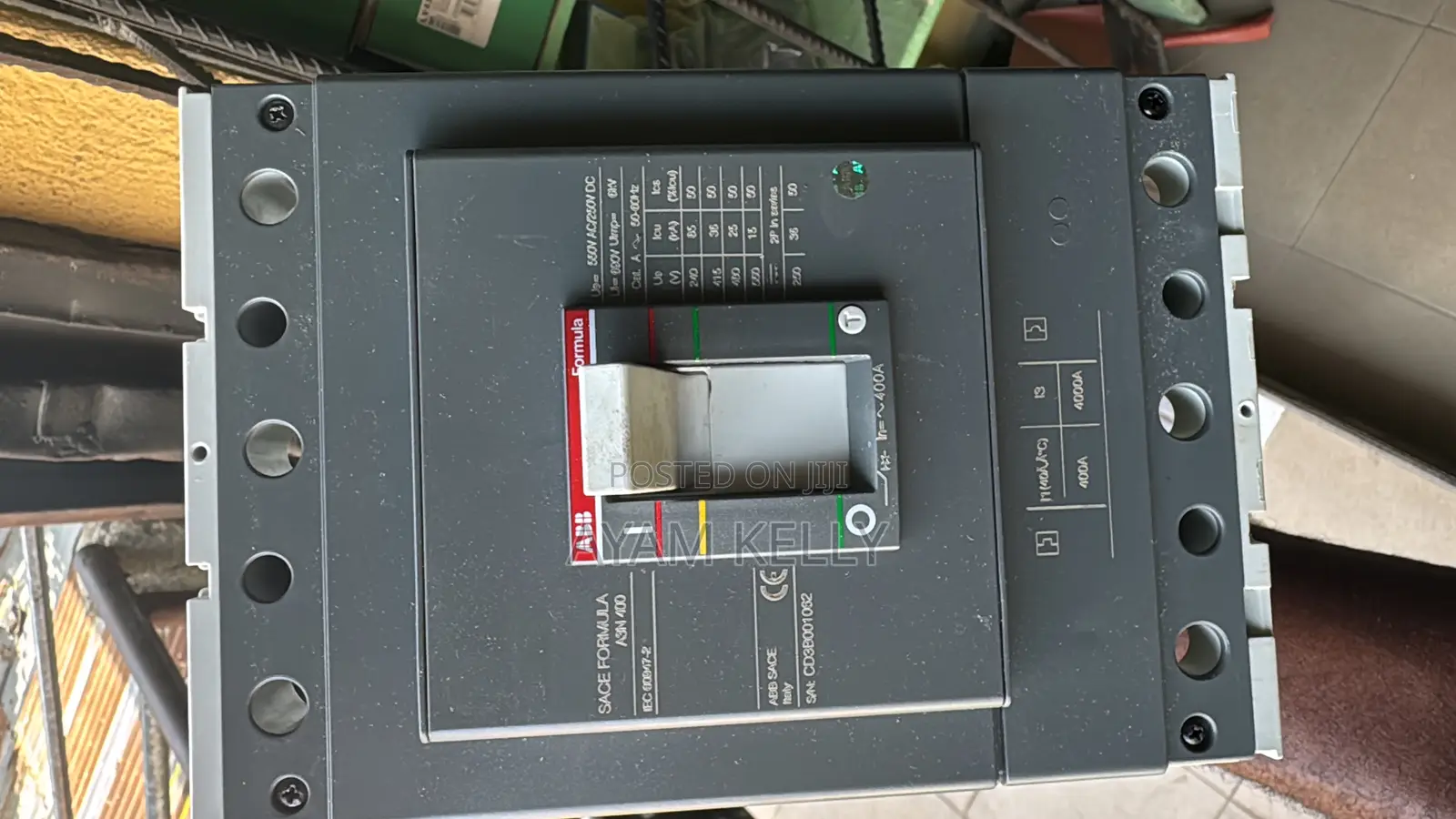 Original Abb Breaker 400amps 3pole Formula L(Old Model)