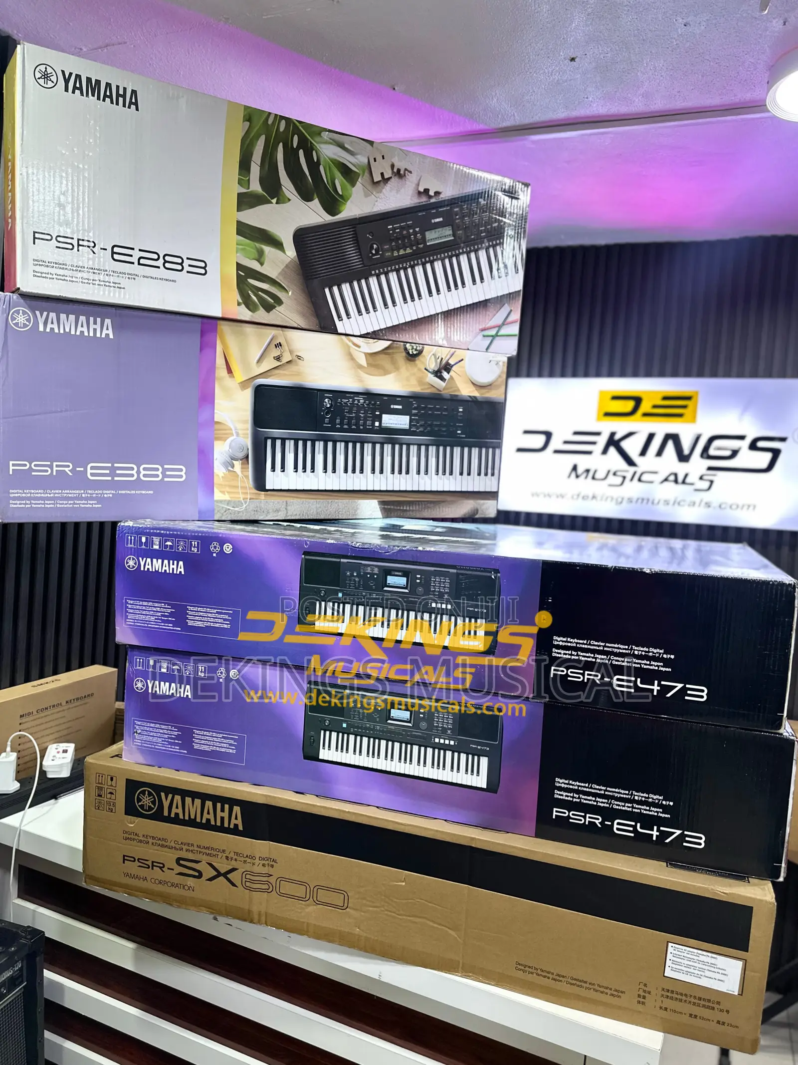 Yamaha Keyboards, PSR E473, Sx600 and Sx720 All Available