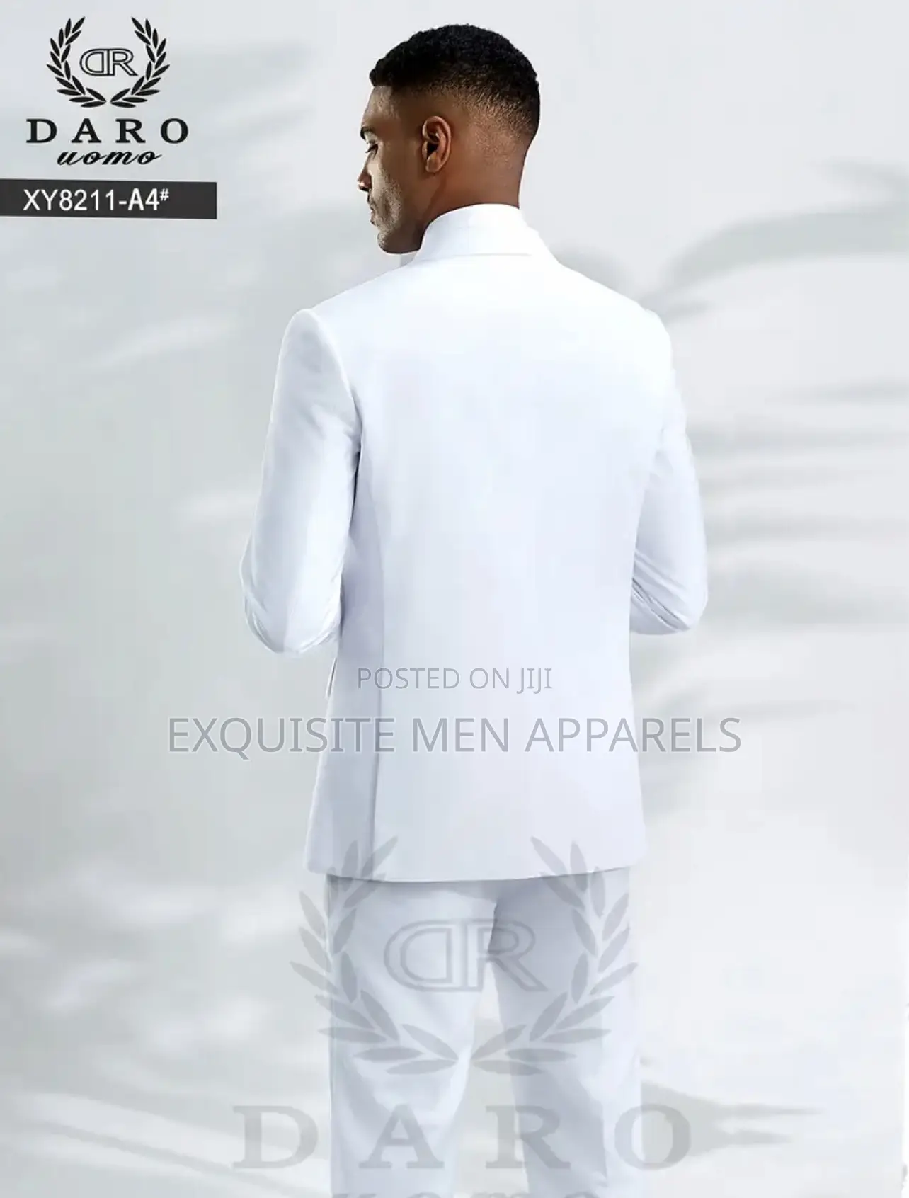 Classic White Double Daro Turkish Men’S Suit