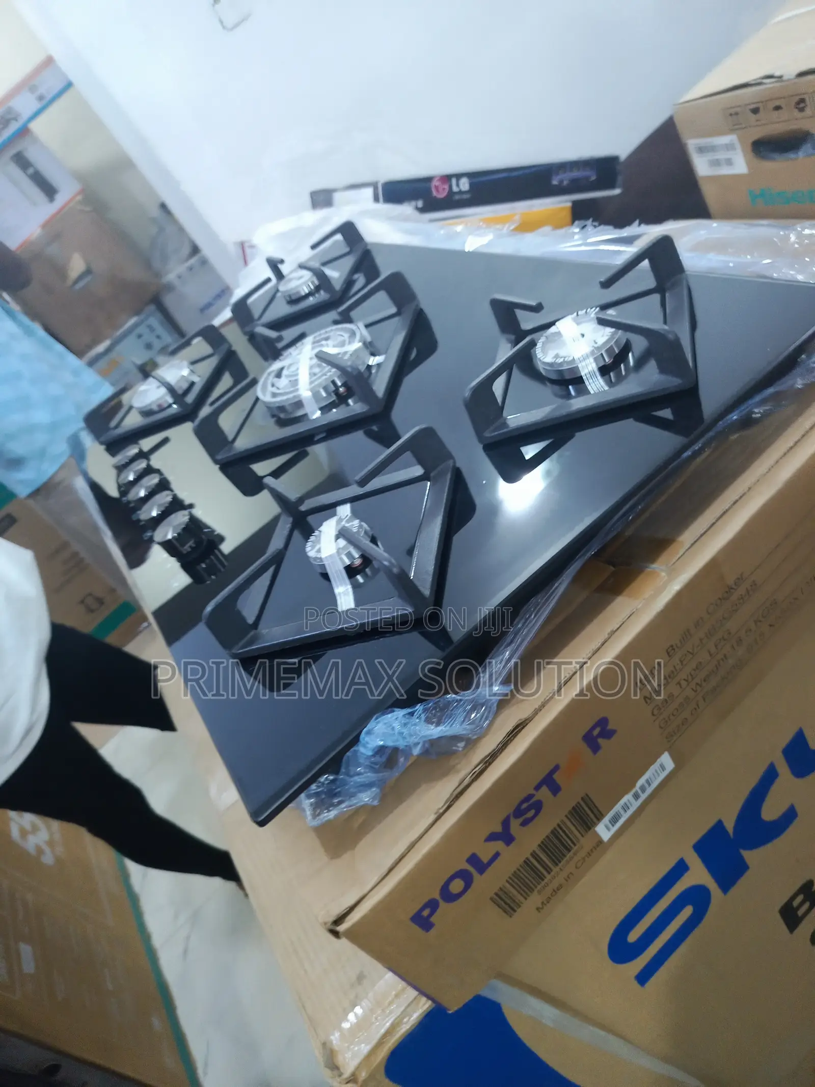 Upgrade Your Kitchen: Polystar 5 Gas Burner Tempered Glass Hob