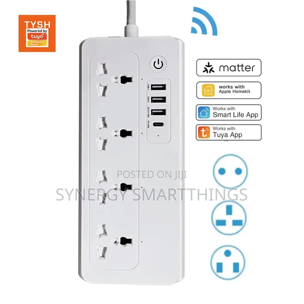Tuya Zigbee Extension With 4ports Usb and Type C Ports