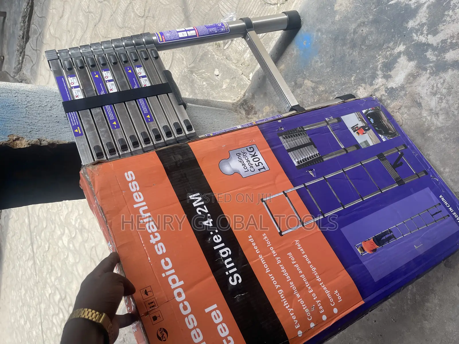 4.2meters Alliminium Heavy Duty Ladder