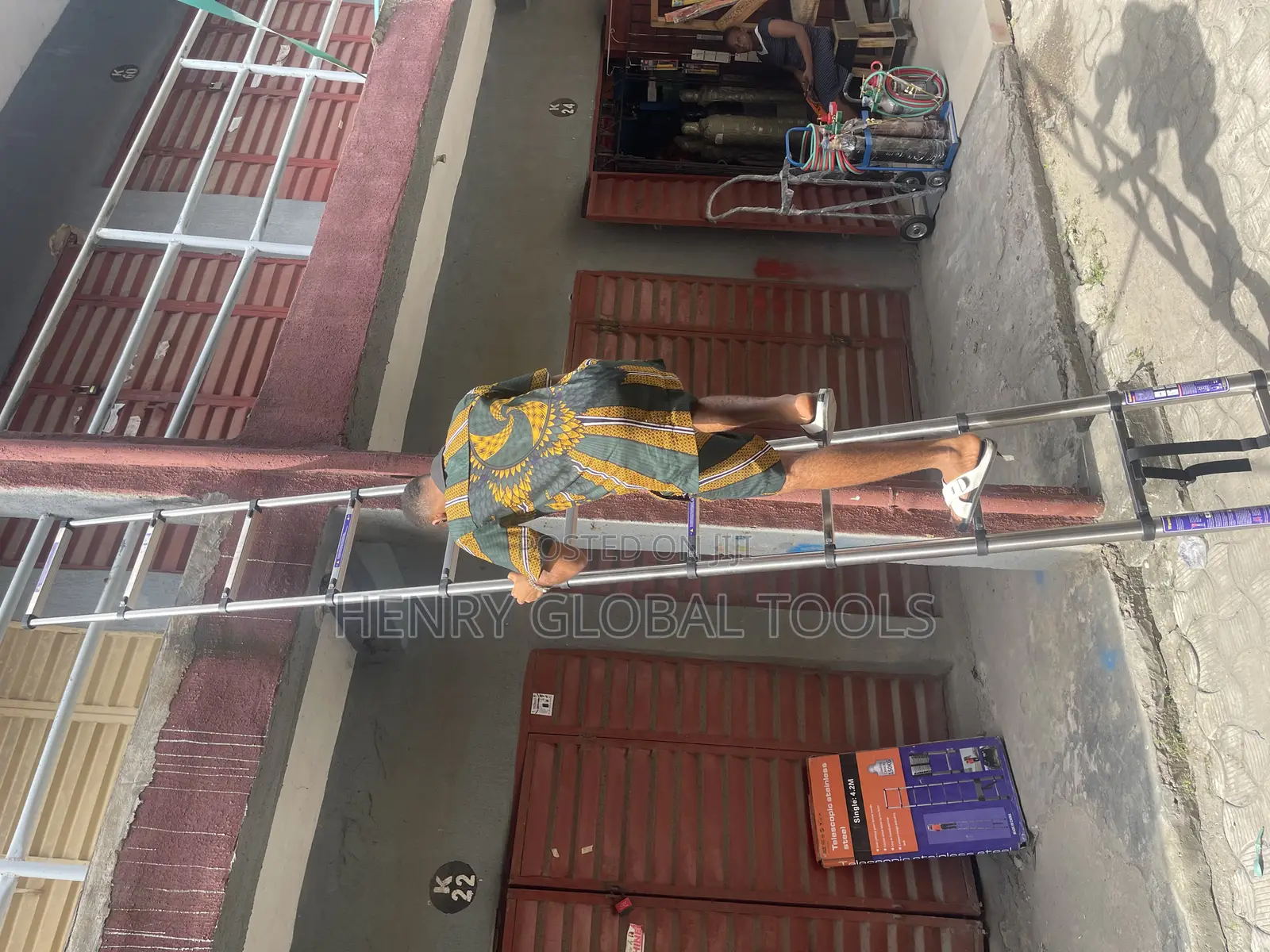 4.2meters Alliminium Heavy Duty Ladder