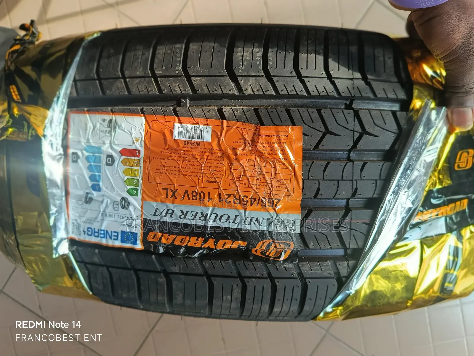 265/45r21 Joyroad Tyre