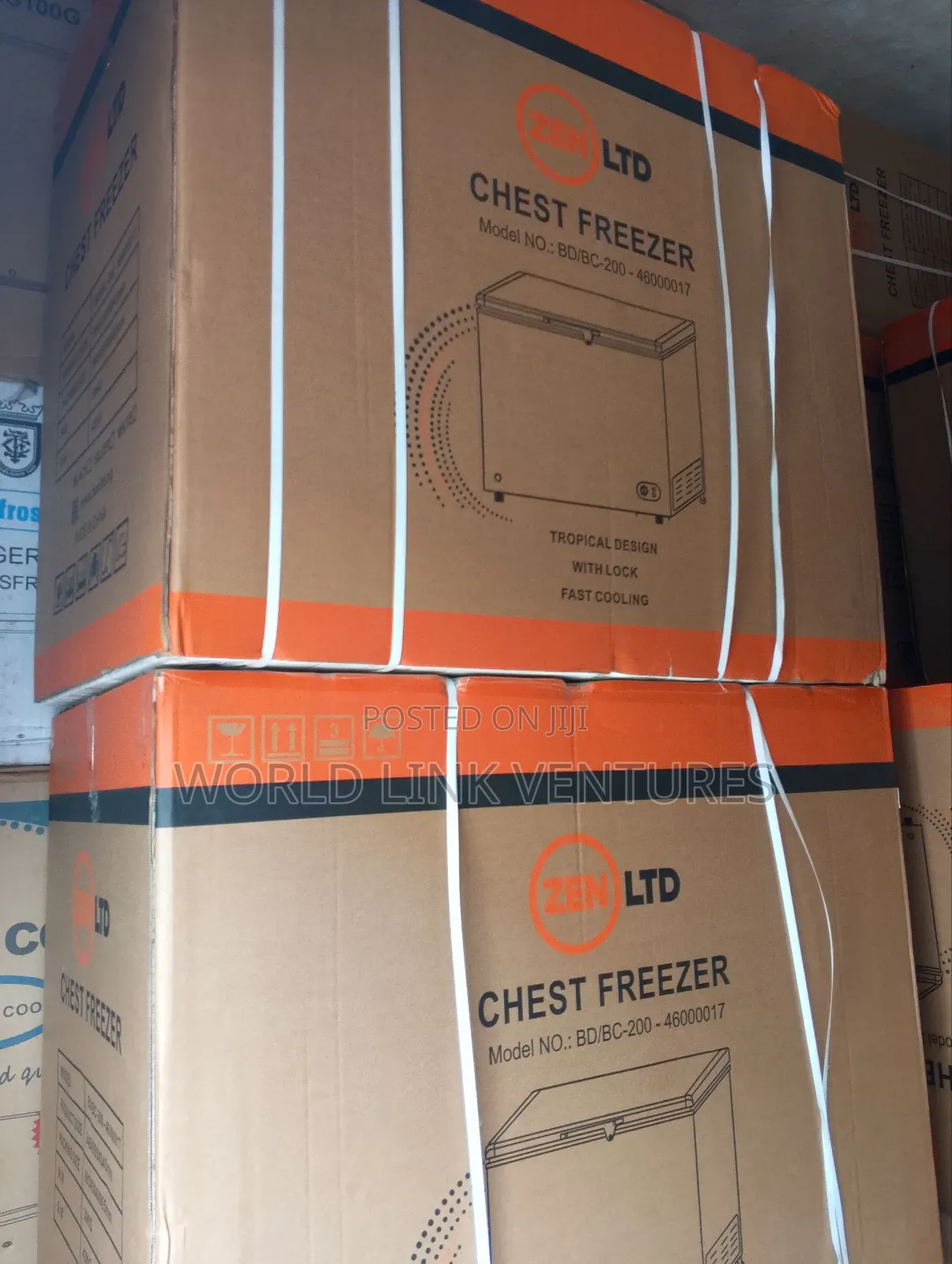 Zen LTD Chest Freezer 200 Liters