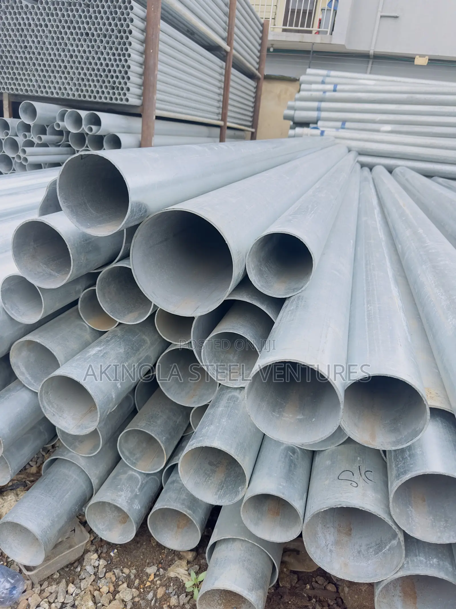 6 Inches Galvanize Hot Dip Pipe, Pure Imported Galvanize X4mm Thick