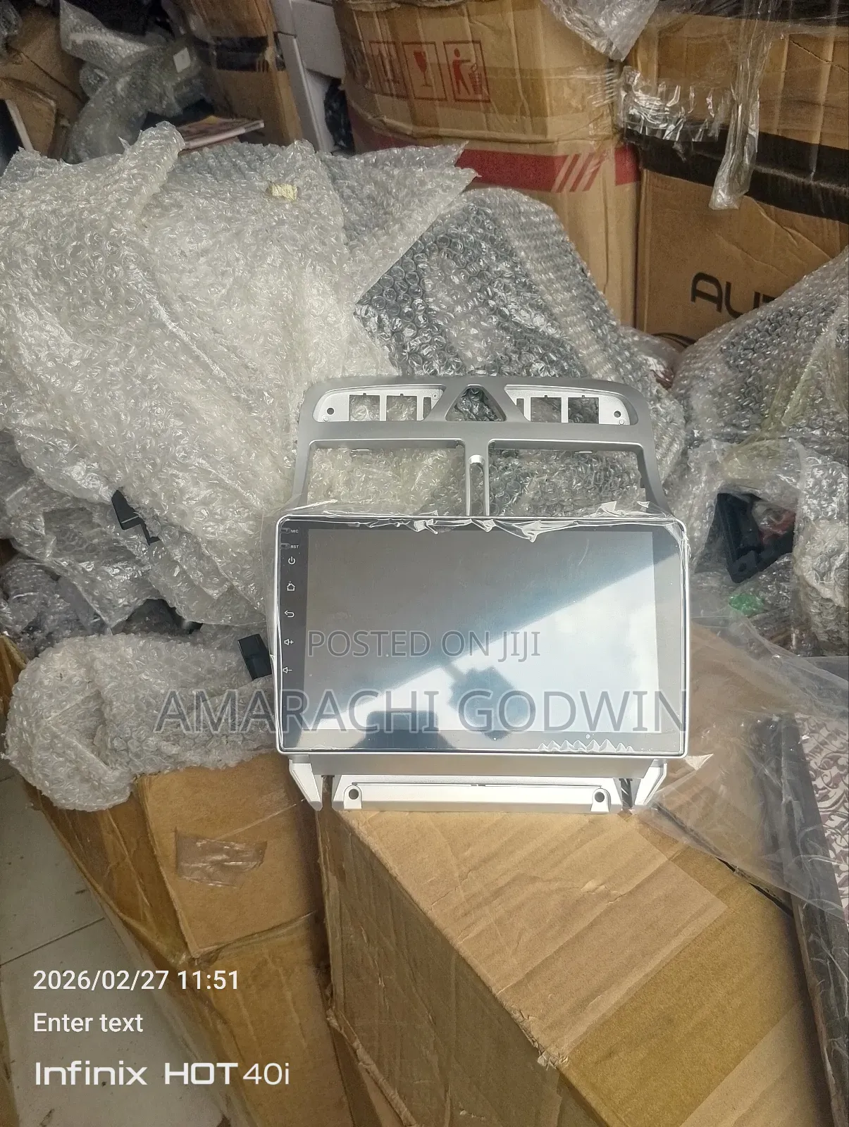 Peogout 307 Andriod Navigation Screen