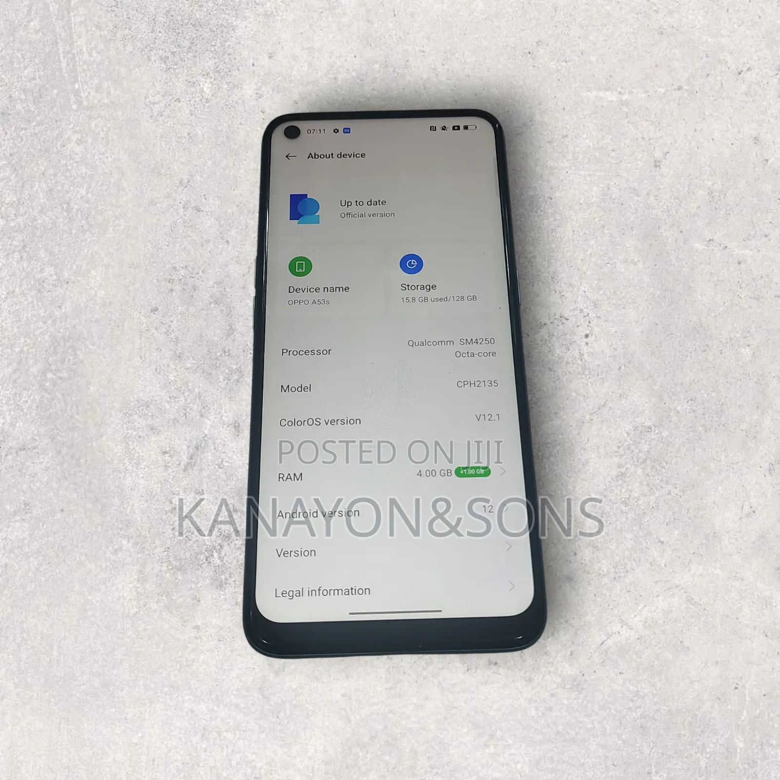 Oppo A53S 5G 128 GB Green