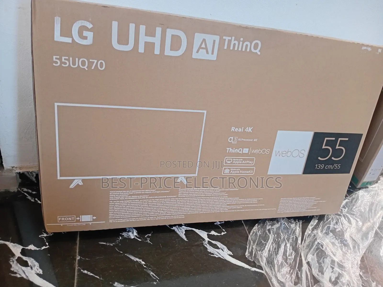 Lg 55 Inches With Building Showcasing Apps