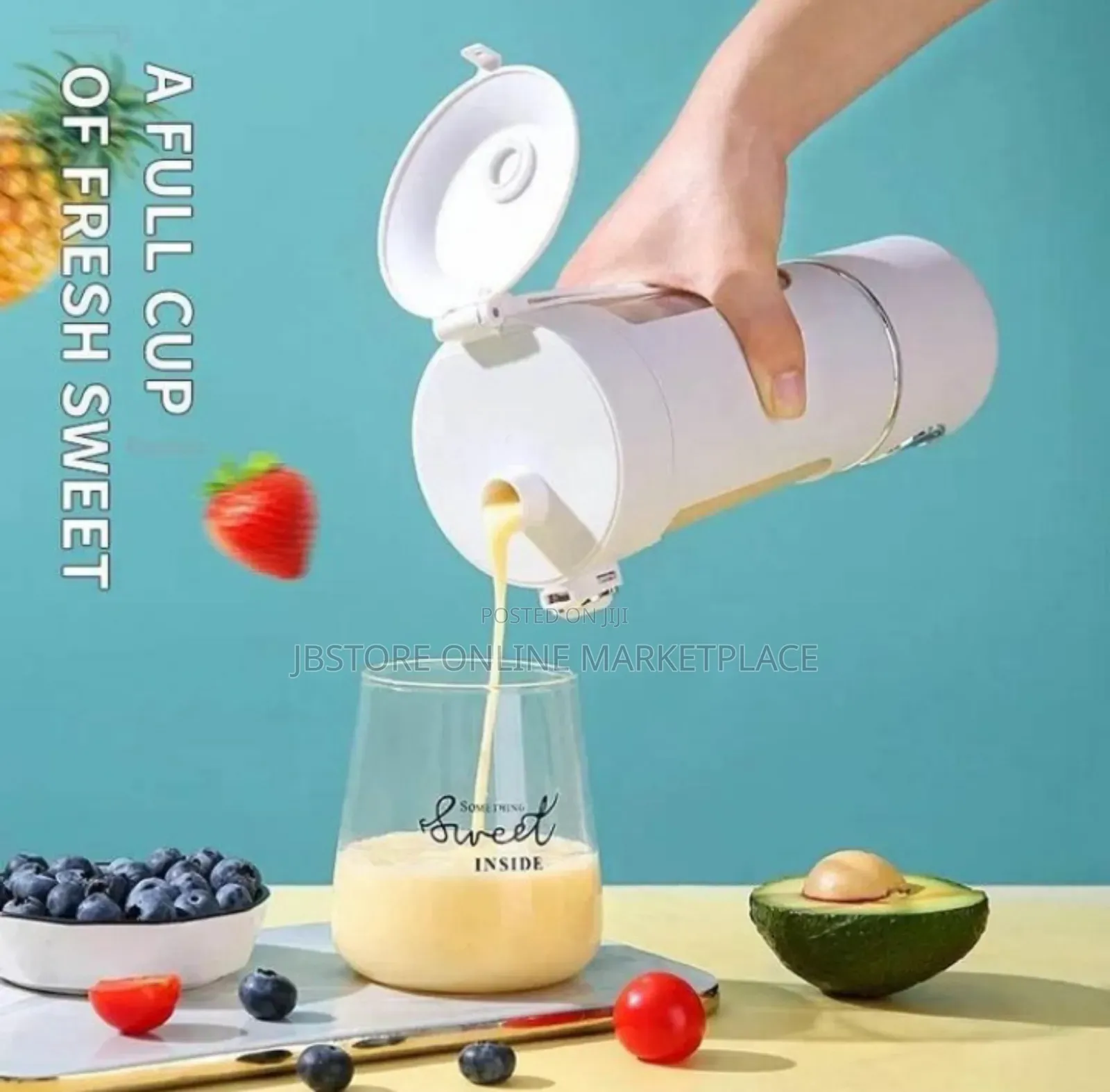 Rechargeable Usb Portable Juice Blender Mini Ice Crush Digital Display