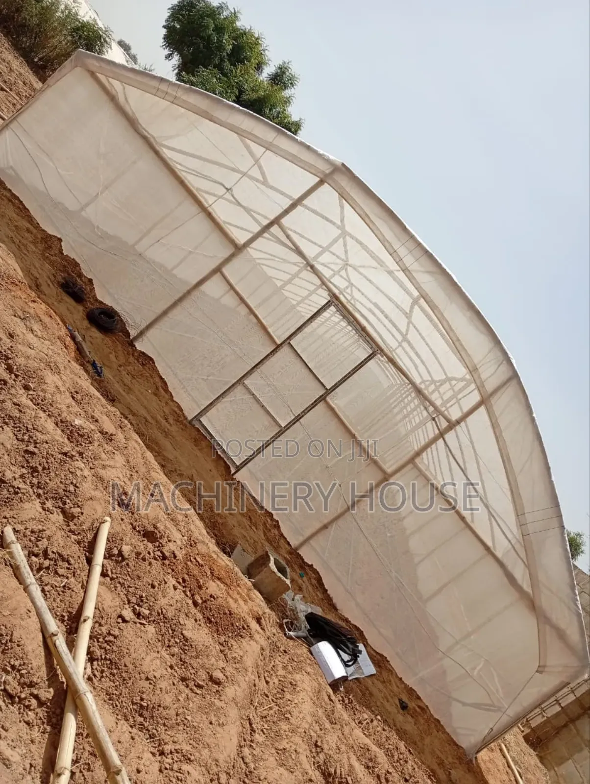 Wooden Green House Construction