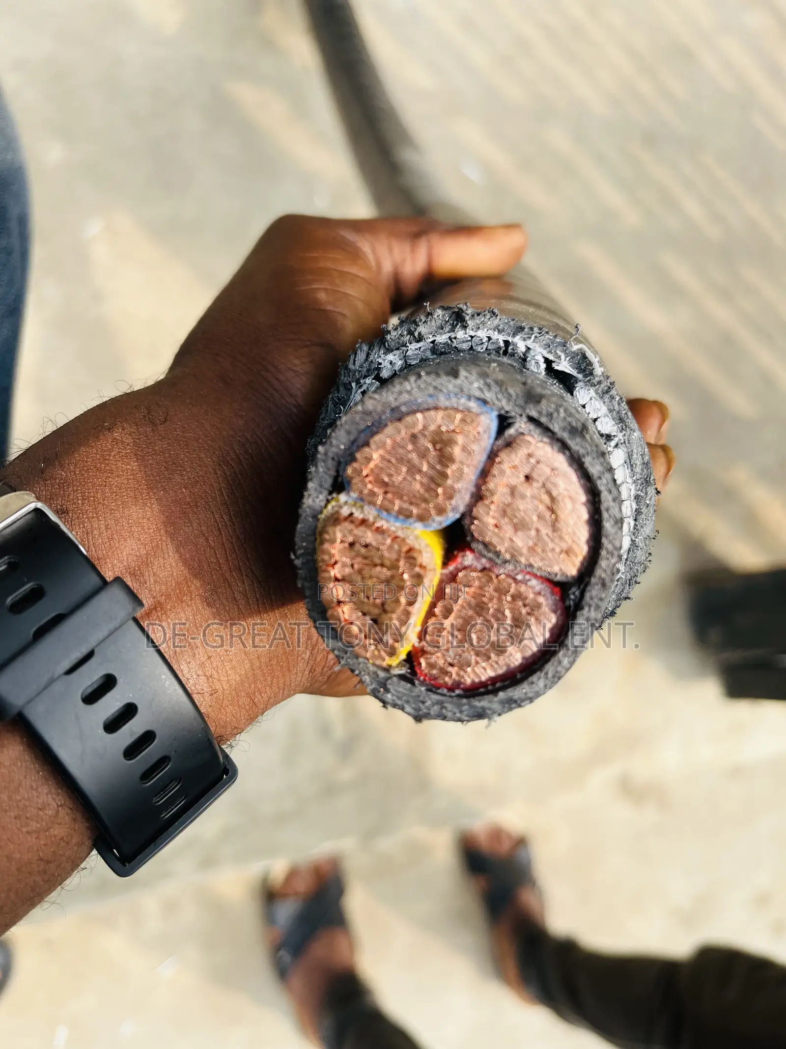 95mm X 4core Armored Cable